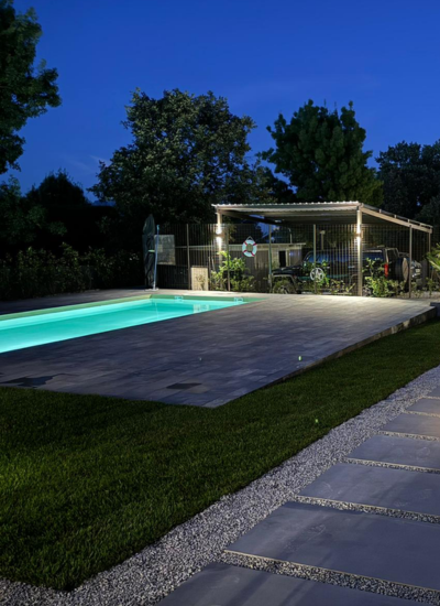 proyecto de piscina desarrollado por land madrid